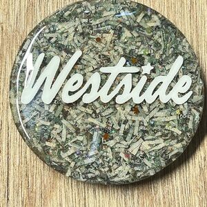 4” Glo Westside Resin Disc Golf Mini Marker w Chopped Up 💲& Glitter